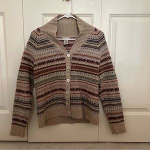 L.L. Bean Wool Sweater Cardigan